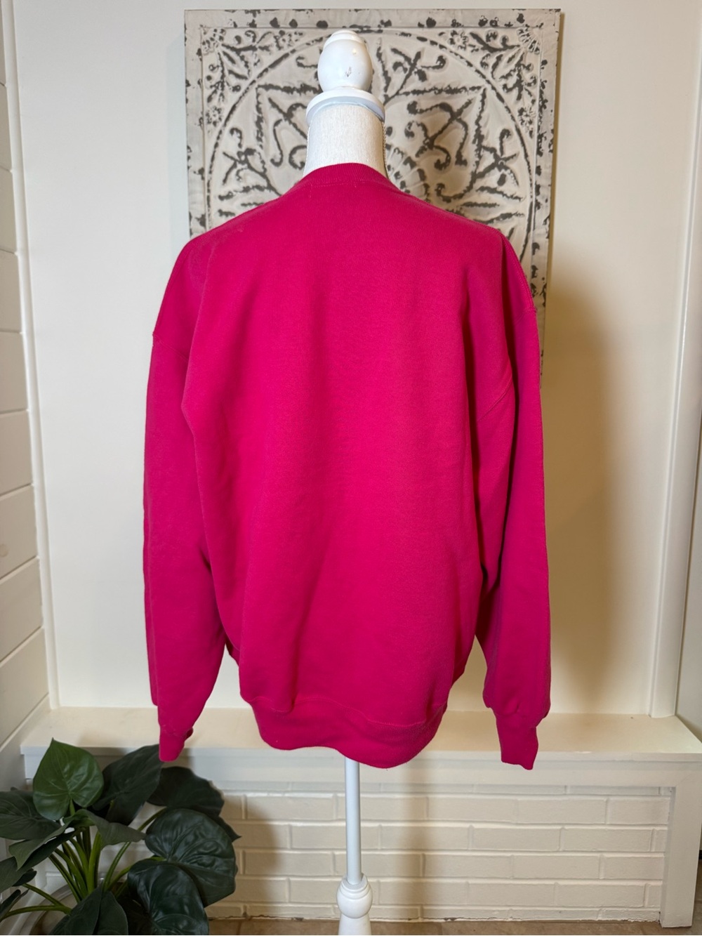 Vintage Greenbrier Resort Pink Crewneck Sweatshirt L - Picture 3 of 4